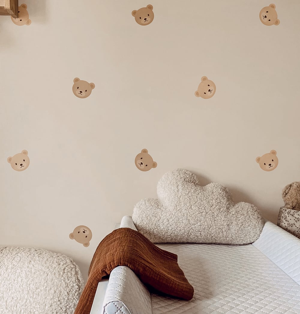 Papier peint smiley confetti pour chambre d'enfant Papier peint smiley confetti pour chambre d'enfant